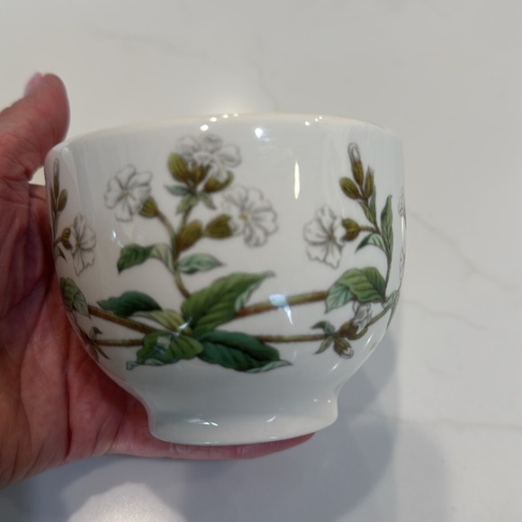 Set Of 2 Portmeirion Round Tea Cups 7oz. capacity botanical garden butterfly’s - Picture 8 of 10